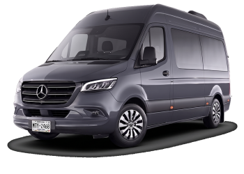 Camioneta-Sprinter-Ejecutiva Camioneta Sprinter marca mercedes benzs color gris oscura